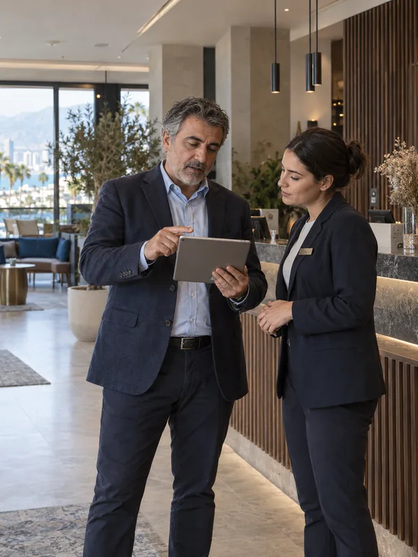 Pencerelerinde çiçek saksıları olan küçük İstanbul oteli