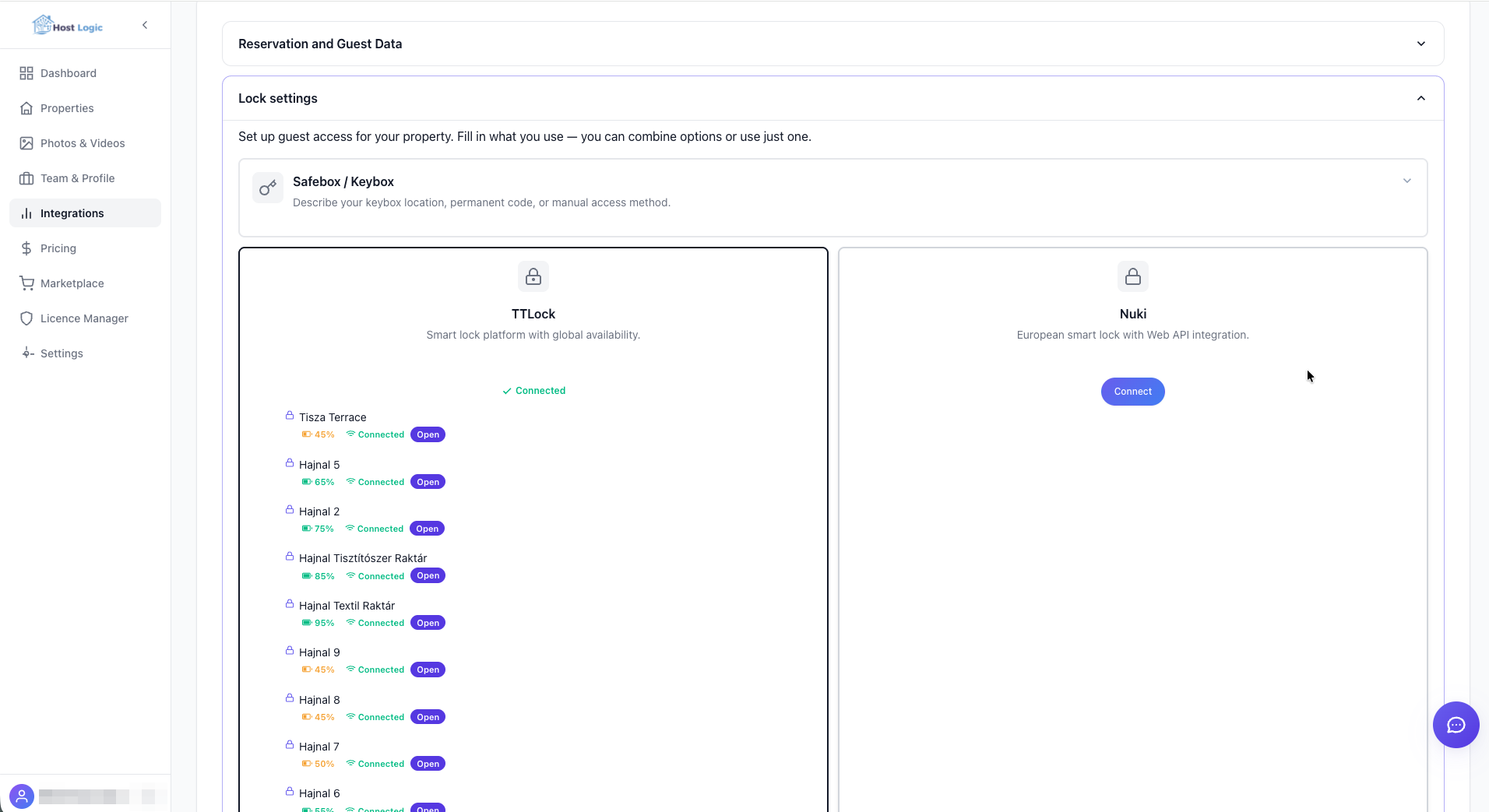 Smart lock automation
